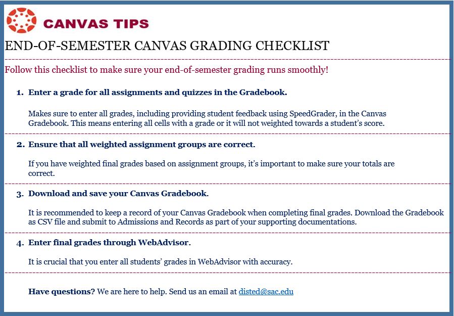 Canvas Tips End of semester Canvas Grading Checklist.JPG