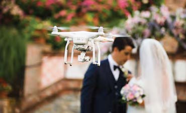 drone class weddings events