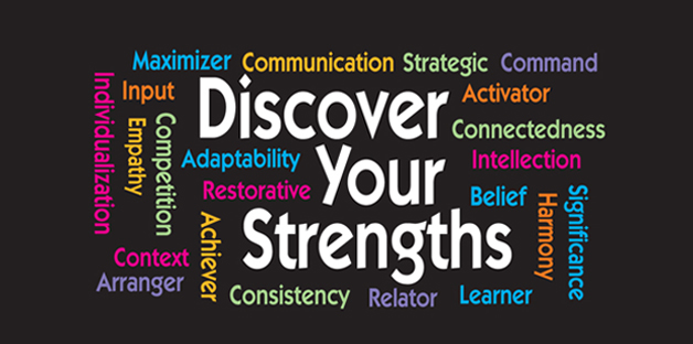 Discover Your Strengths word cloud