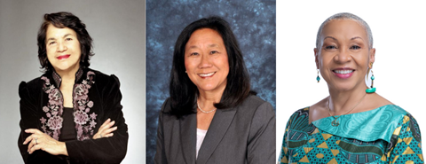 Featured keynote speakers included Dolores Huerta (l), Dr. Audrey Yamagata-Noji (m), Dr. Joy DeGruy (r).png