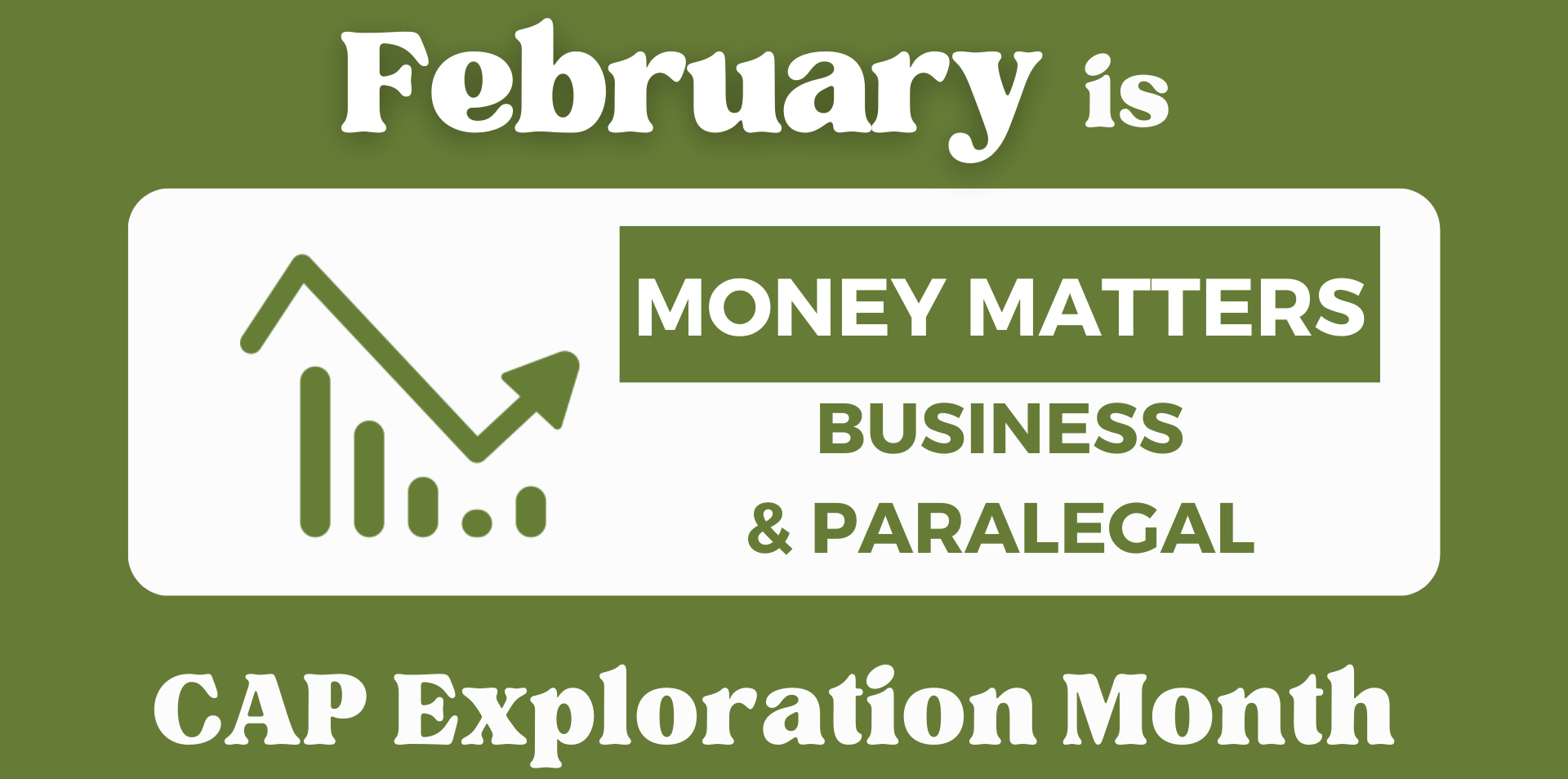 FEB is MONEY MATTERS month image