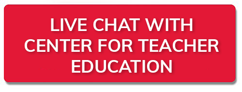 Link toLive chat with Center for Teacher Education