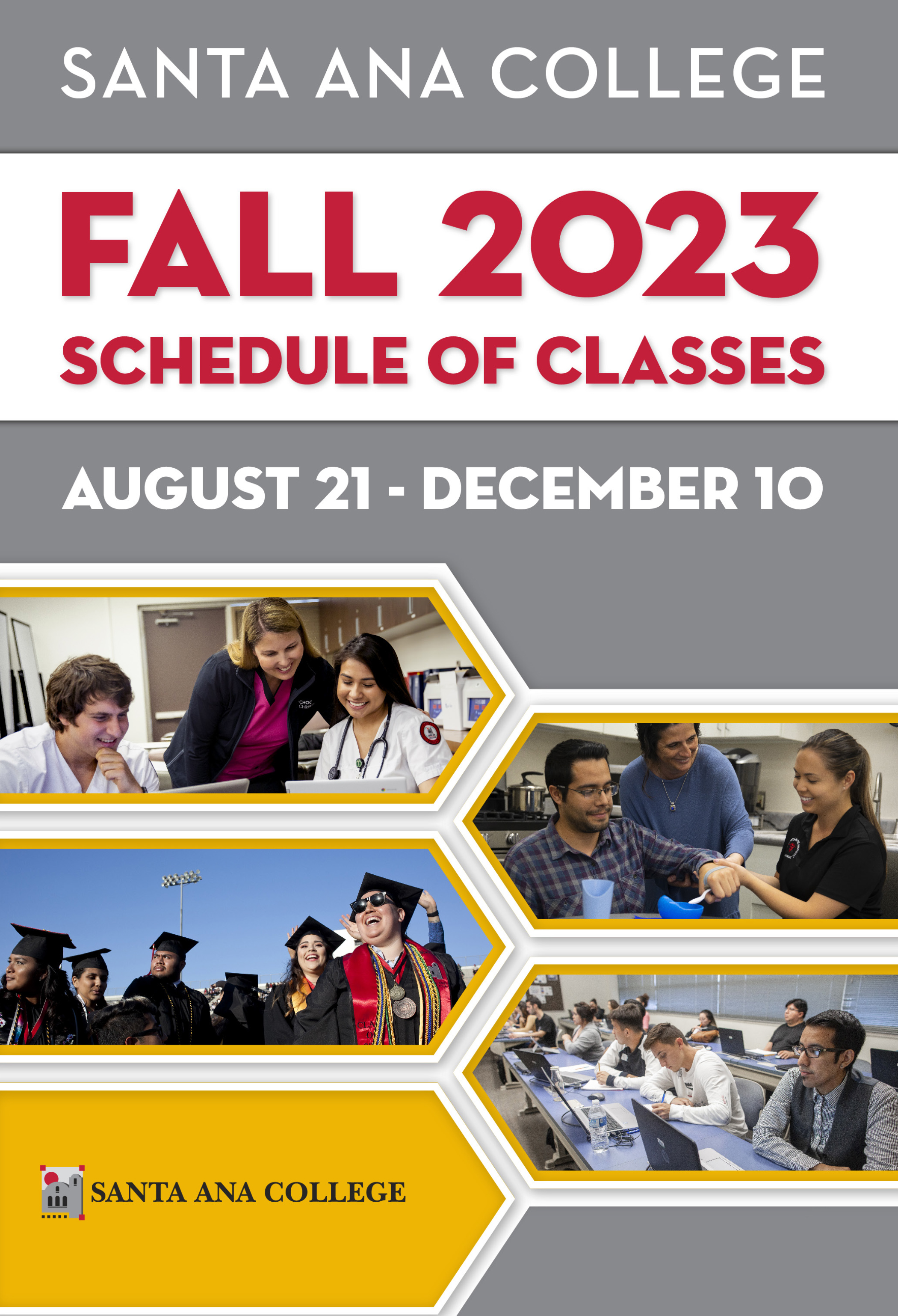 SAC fall 2023 schedule cover