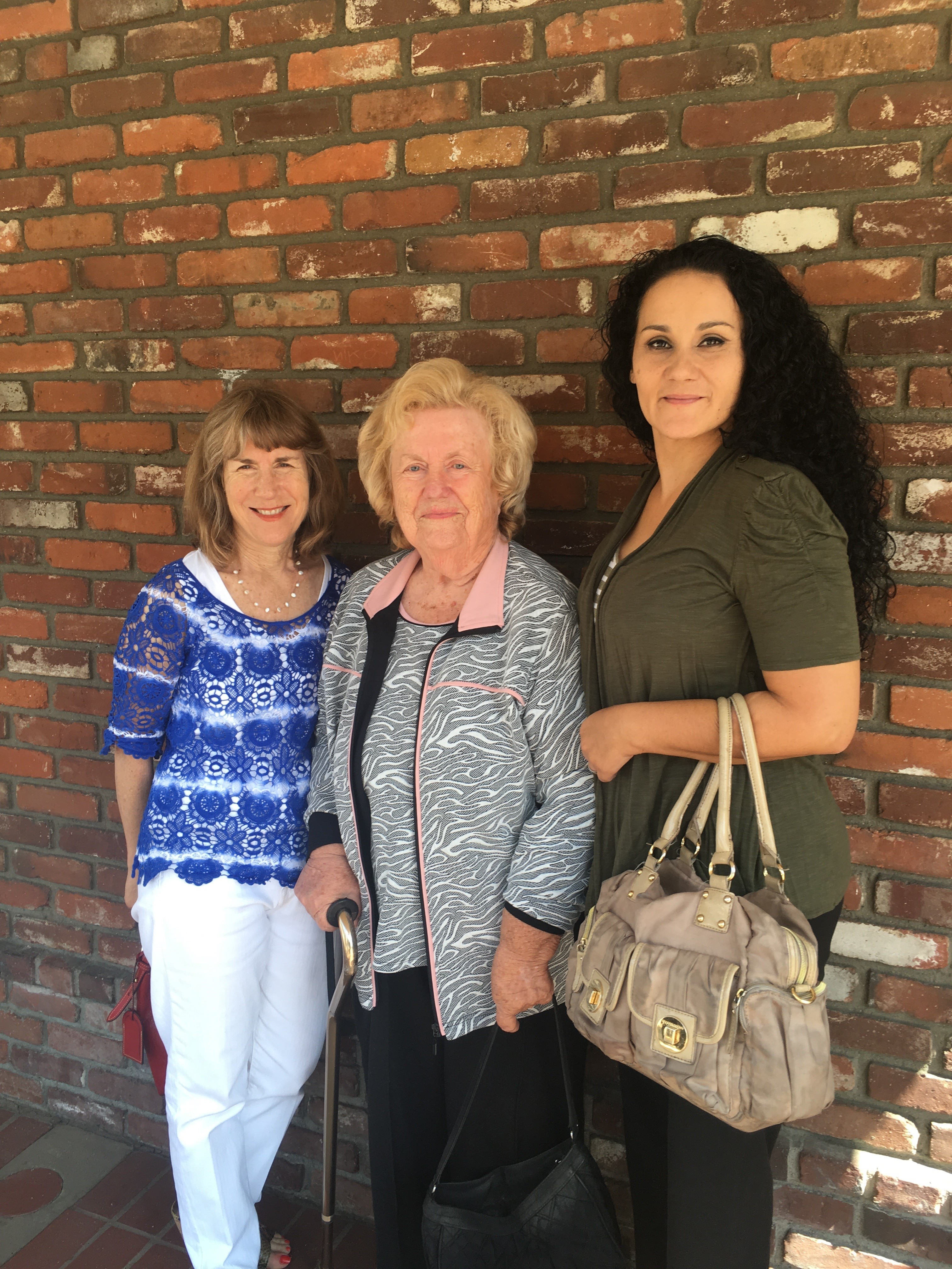 Nancy Chase, Sandy Fainbarg, and SAC Alumna Toni Delgado who was a recipient of the Allan and Sandy Fainbarg Scholarship. 