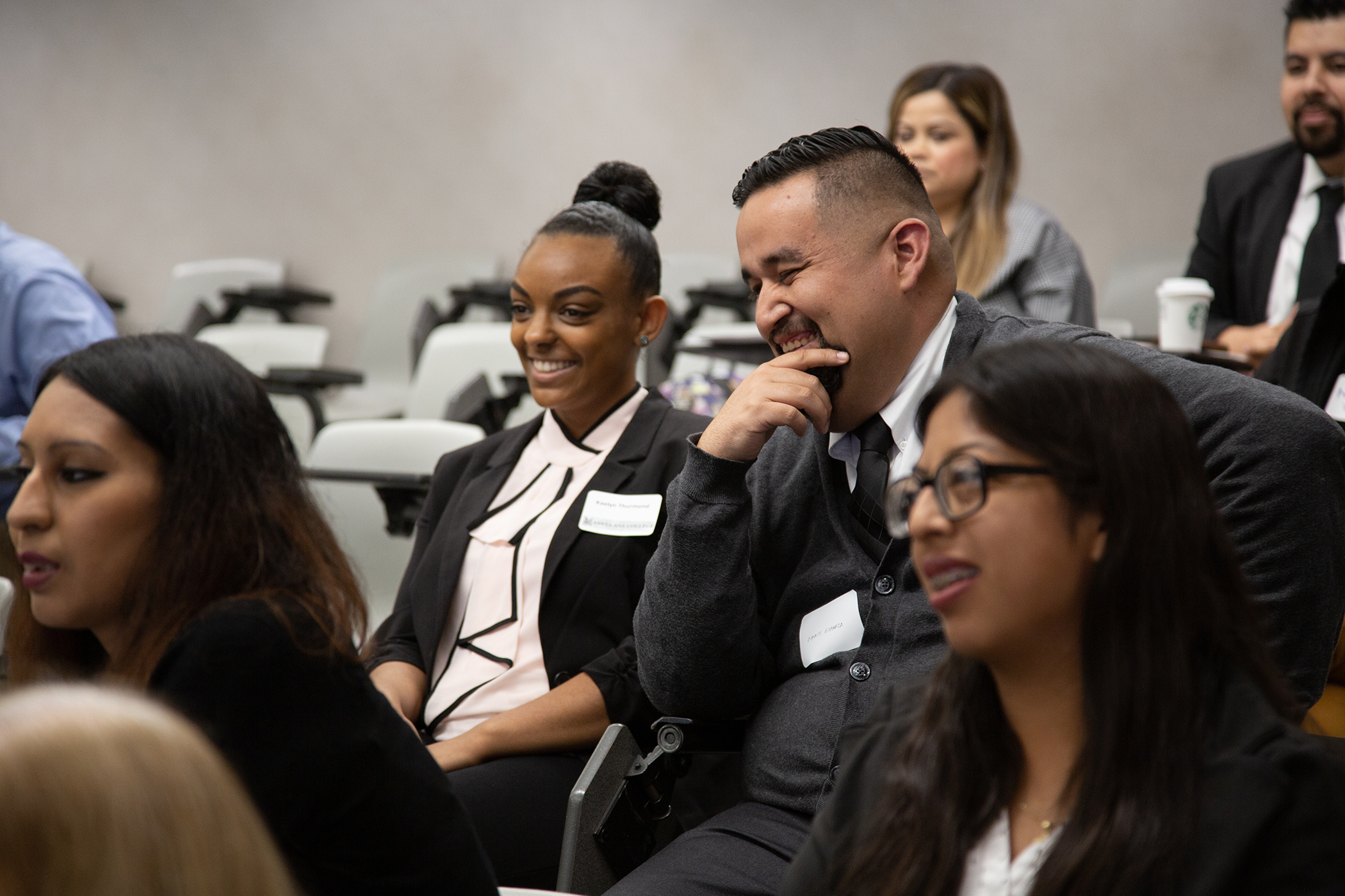 students sit in the SAC Legal studeis class