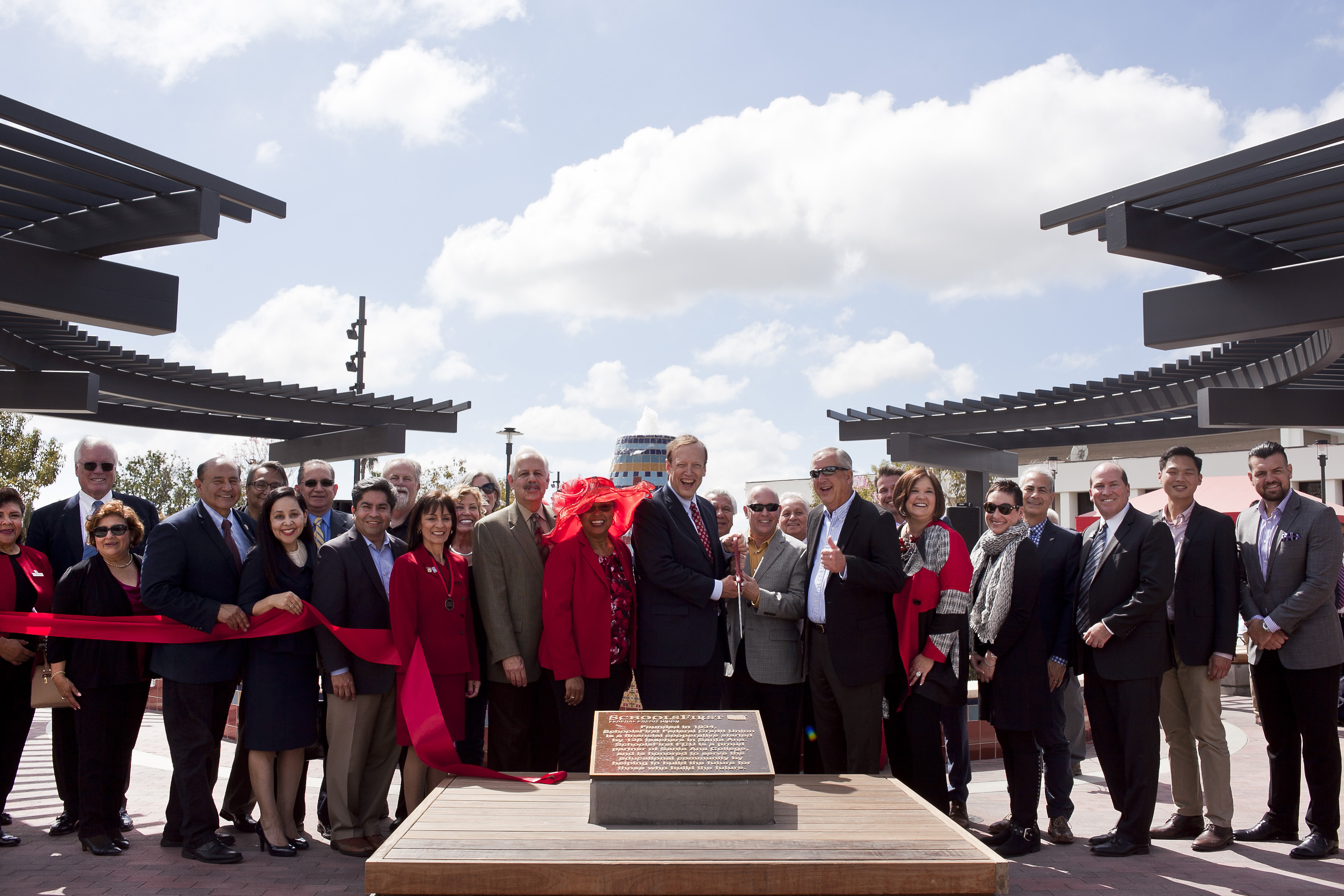 SchoolsFirst Plaza Grand Opening at Santa Ana College, March 2018