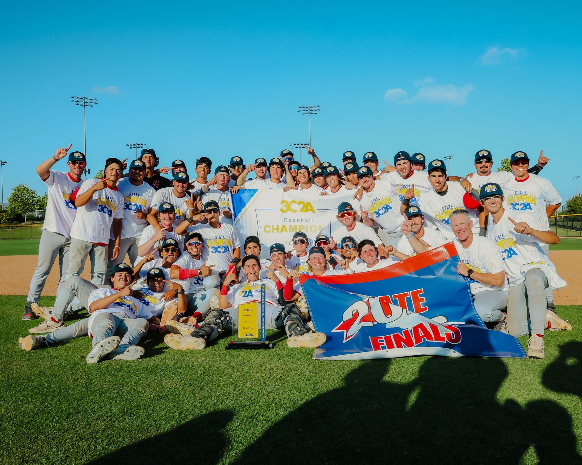 Santa Ana College Baseball Celebrates their 2026 State Championship Victory