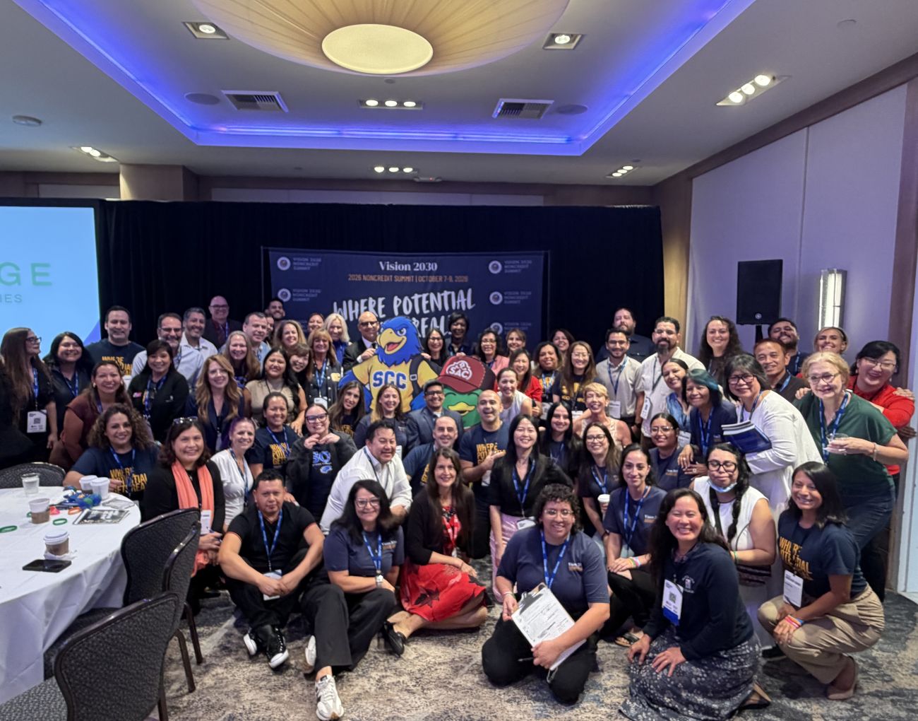 Faculty and Staff from Santa Ana College at the Vision 2030 Noncredit Summit conference 